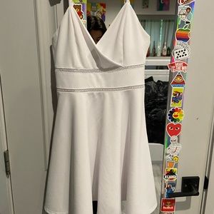 White Short Graduation Dress